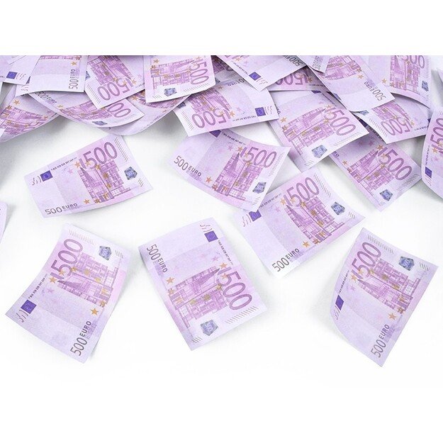 Party confetti 60cm banknote 500 EUR 2