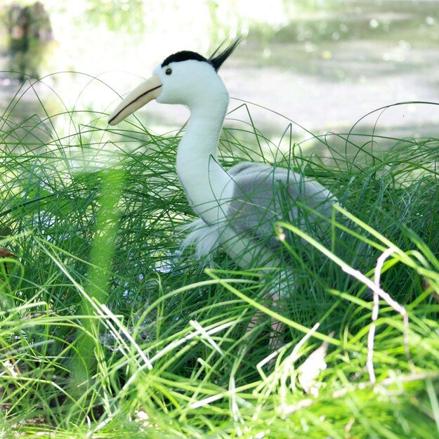 Plush heron 35 cm ECO-FRIENDLY 5