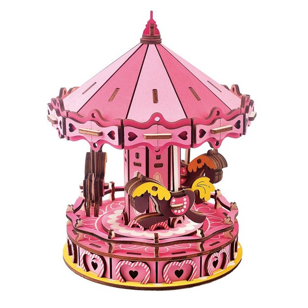 Woodcraft 3D dėlionė Karuselė 1