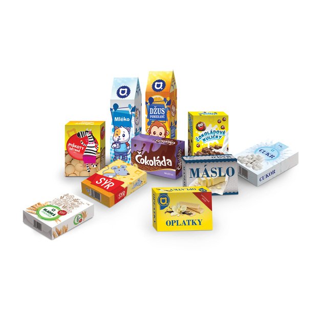 Shopping basket with accessories blue 5