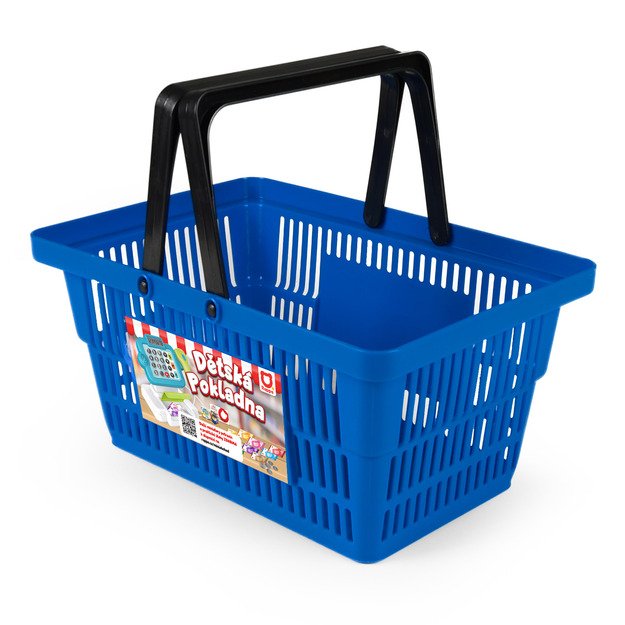 Shopping basket with accessories blue 4