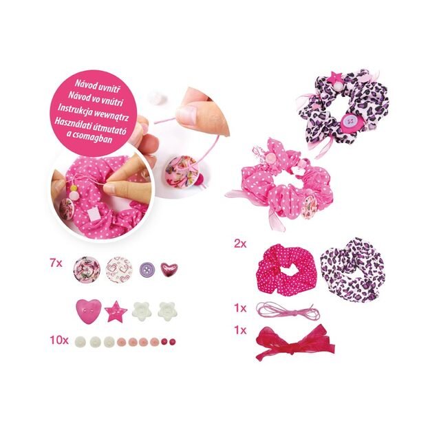 Kūrybinis rinkinys - plaukų gumytės 2