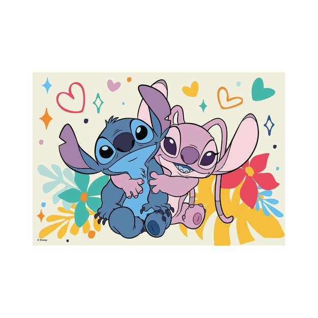 Dėlionė „Stitch and Angel“ 24 FSC 2