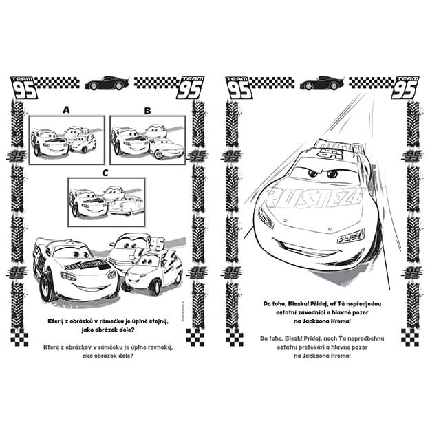 Spalvinimo knygelė A4 formato AUTOMOBILIAI - Automobiliai 3