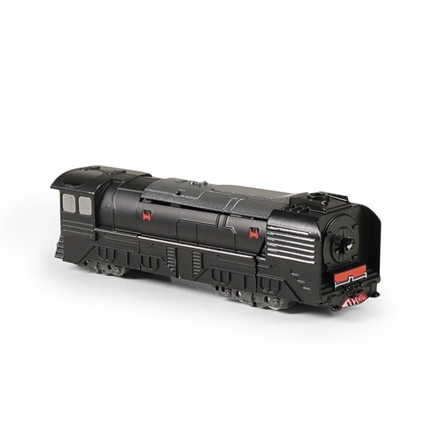 Metal robot locomotive black 4
