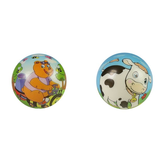 Putplasčio šokinėjimo kamuoliukai gyvūnai 6 cm 4