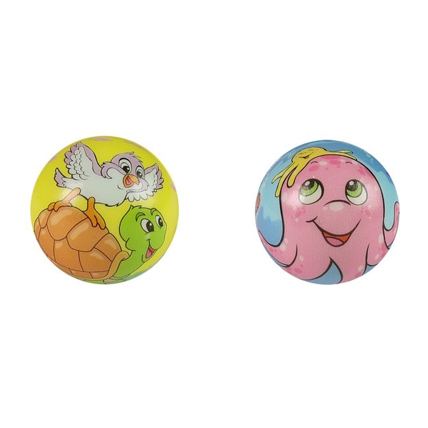 Putplasčio šokinėjimo kamuoliukai gyvūnai 6 cm 5