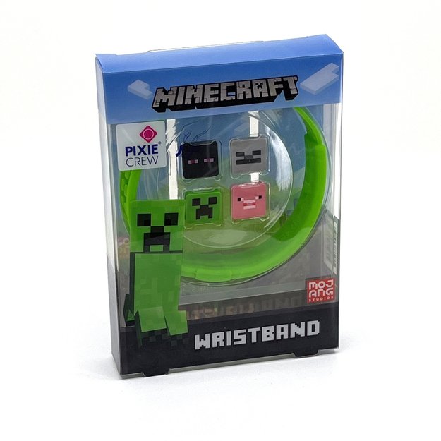 PIXIE CREW & MINECRAFT apyrankė žalia 2