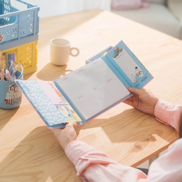 Muminukai - Savaitės planuoklis A4 su lipniais lapeliais 7