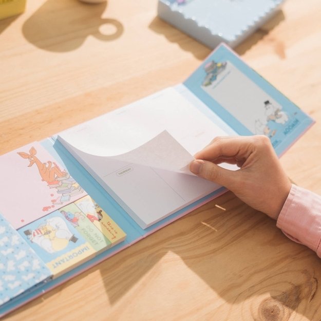 Muminukai - Savaitės planuoklis A4 su lipniais lapeliais 8