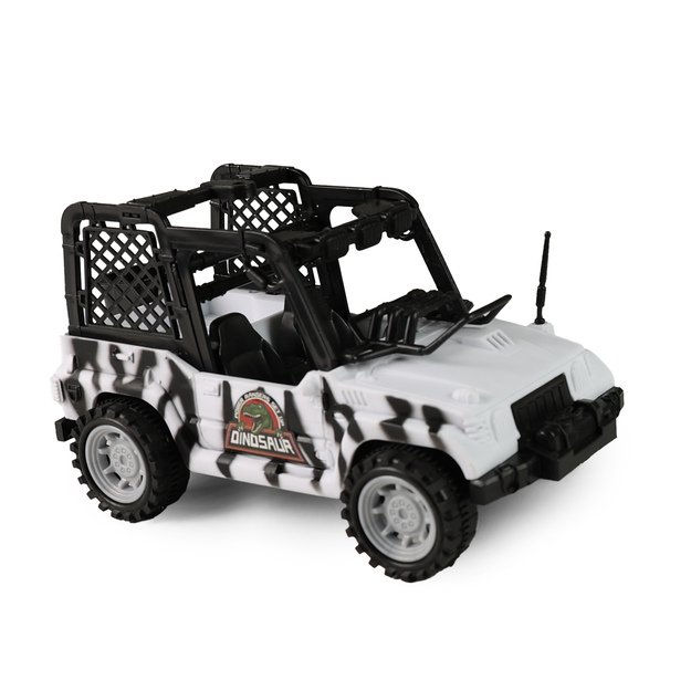 Automobilių džipų dinozaurų parkas su dinozaurų garsu ir šviesa 3