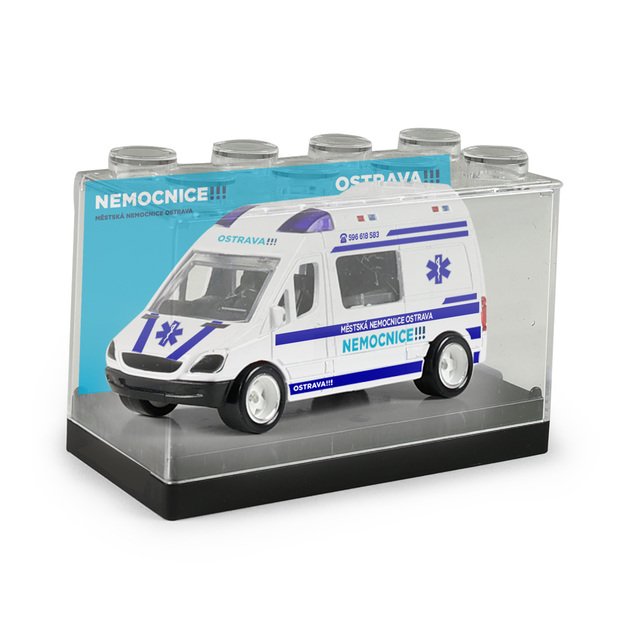 Metalinis greitosios pagalbos automobilis Ostrava 7 cm 4