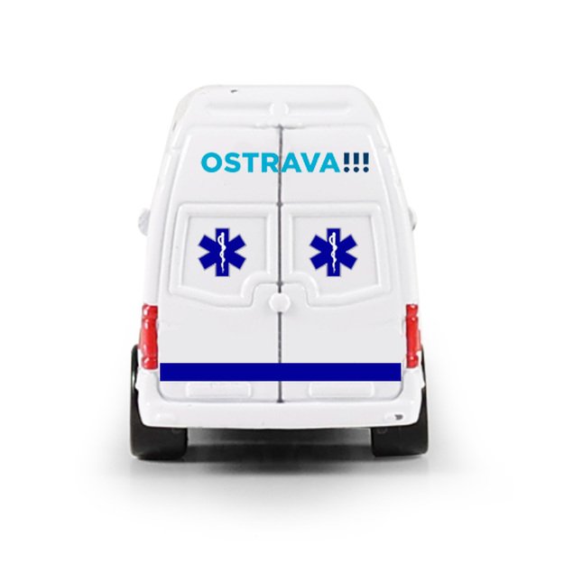 Metalinis greitosios pagalbos automobilis Ostrava 7 cm 7