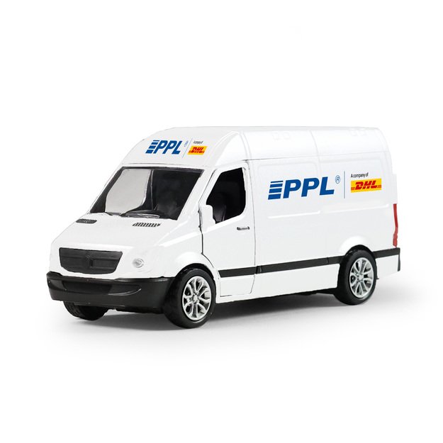Metal PPL car with opening doors 12 cm