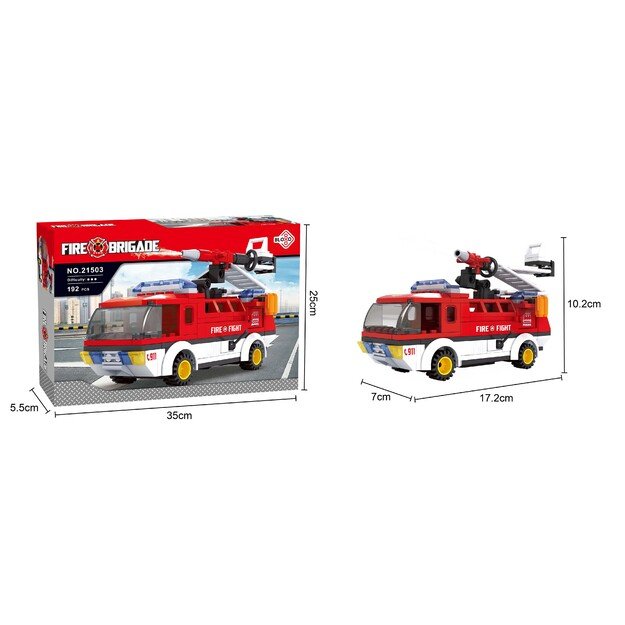 BLOXO ugniagesio konstravimo rinkinys, 170 dalių 3