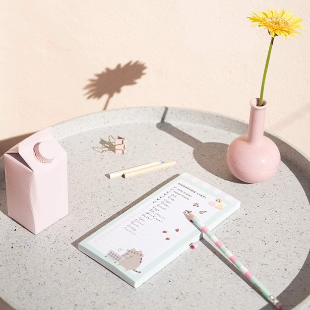 Pusheen - Magnetinis šaldytuvo pirkinių sąrašas iš Foodie kolekcijos (10 x 21 cm) 4