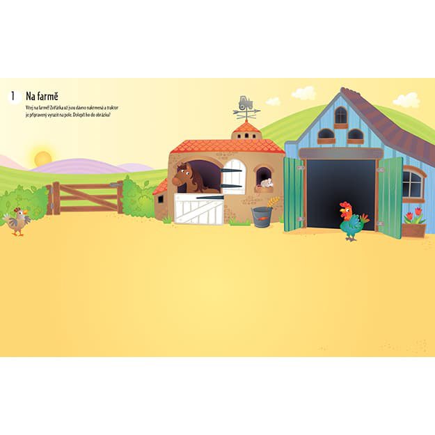 Lipdukų knyga „Traktoriai“ 2