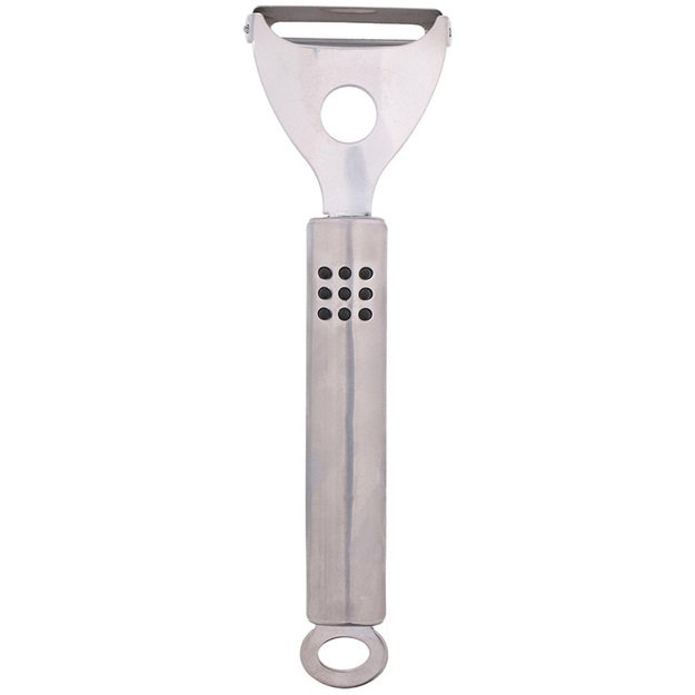 Alpina - nerūdijančio plieno daržovių skustuvas 18,5 cm (sidabrinis) 2
