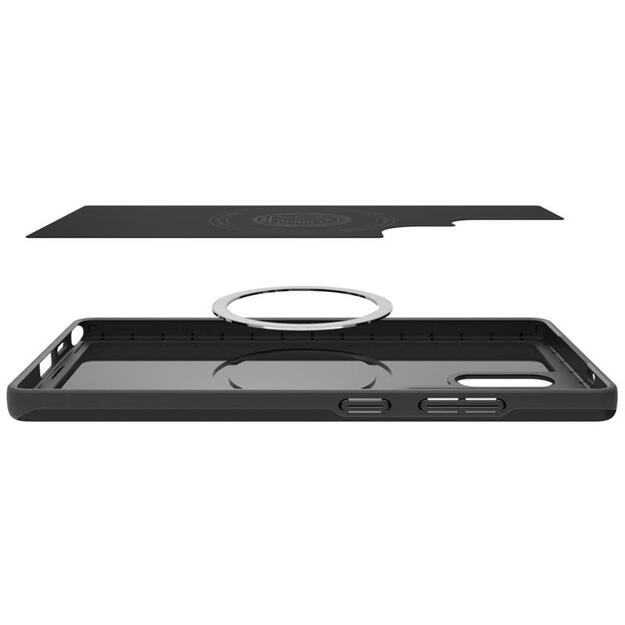 „Spigen Thin Fit Mag MagSafe“ dėklas, skirtas „Samsung Galaxy S25 Ultra“ (juodas) 21