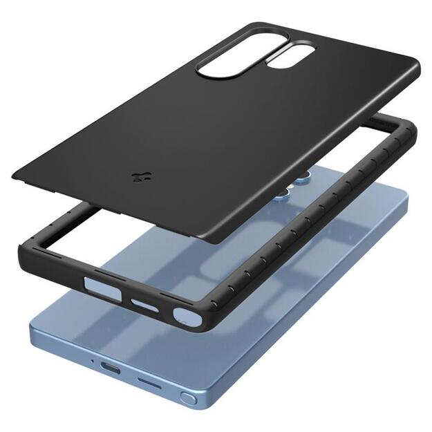 „Spigen Thin Fit Mag MagSafe“ dėklas, skirtas „Samsung Galaxy S25 Ultra“ (juodas) 11