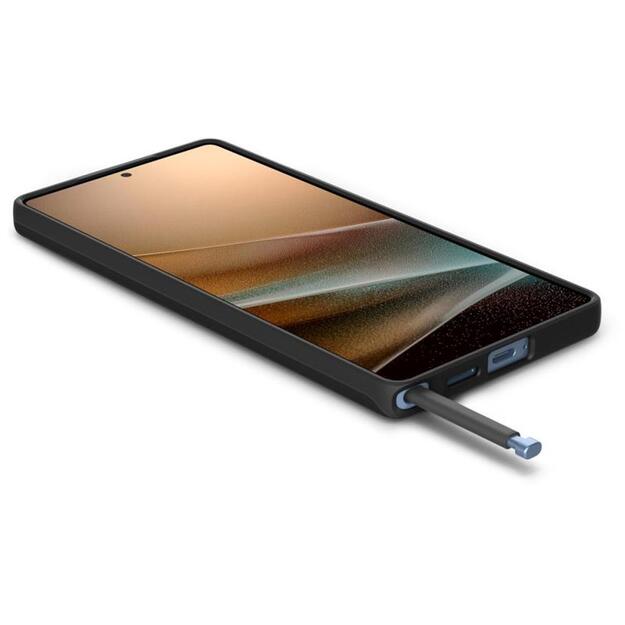 „Spigen Thin Fit Mag MagSafe“ dėklas, skirtas „Samsung Galaxy S25 Ultra“ (juodas) 9