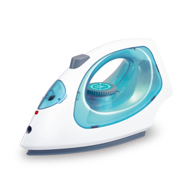 Steam iron with light and sound