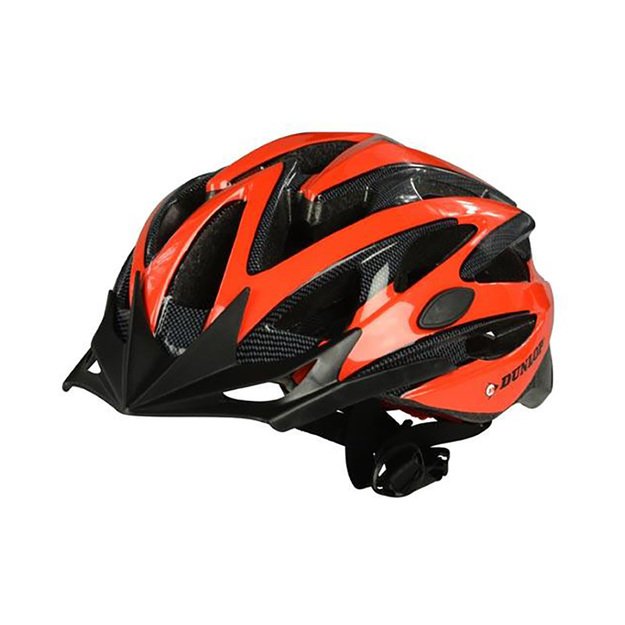 Dunlop – MTB reguliuojamas dviračio šalmas r. M 55-58 cm (raudona/juoda)