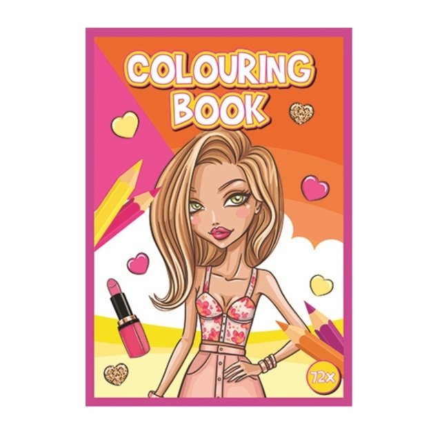 Spalvinimo knygelė 72 puslapių A4 formato „Mada“ 1