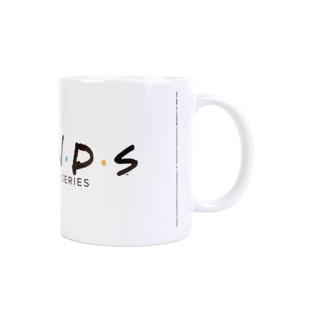 Draugai - Keraminis puodelis dovanų dėžutėje 350 ml (Baltas) 18