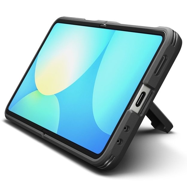 „Spigen Tough Armor Pro Mag MagSafe“ dėklas, skirtas „Samsung Galaxy Z Flip 7“ (juodas) 12