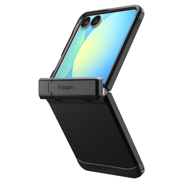 „Spigen Tough Armor Pro Mag MagSafe“ dėklas, skirtas „Samsung Galaxy Z Flip 7“ (juodas) 18