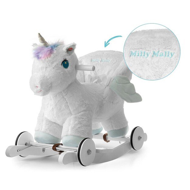 Supamasis arkliukas su melodija ir ratukais Milly Mally Polly Vienaragis 3