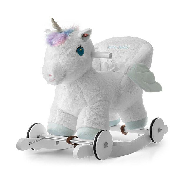Supamasis arkliukas su melodija ir ratukais Milly Mally Polly Vienaragis