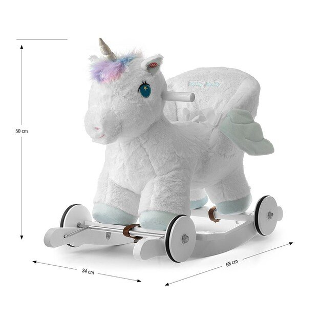 Supamasis arkliukas su melodija ir ratukais Milly Mally Polly Vienaragis 6