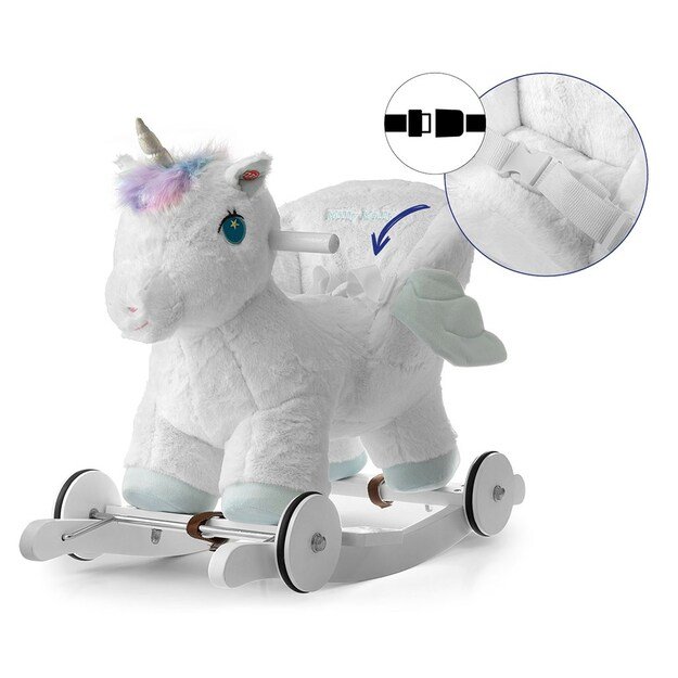 Supamasis arkliukas su melodija ir ratukais Milly Mally Polly Vienaragis 4