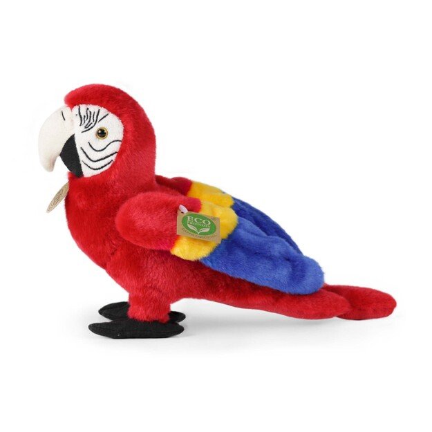Pliušinis raudonas ara 24 cm EKOLOGIŠKAS 3