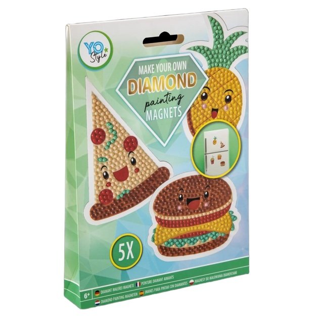 Kūrybinis deimantinių magnetų rinkinys, gaminantis 1