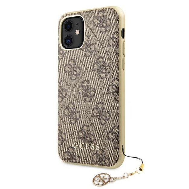 „Guess 4G Charms Collection“ – „iPhone 11“ dėklas (rudas) 2