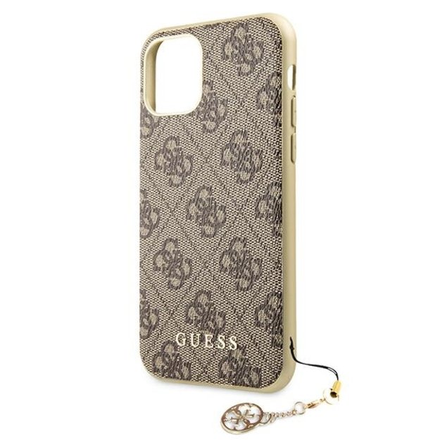 „Guess 4G Charms Collection“ – „iPhone 11“ dėklas (rudas) 5