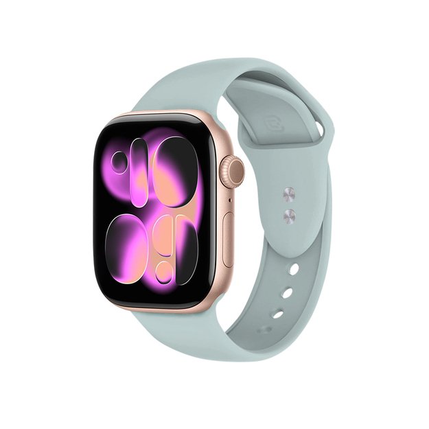 Crong skysta juostelė, skirta Apple Watch 38/40/41mm (mėtinė žalia) 24