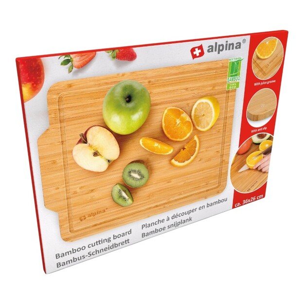 Alpina - bambuko medienos pjaustymo lentelė 36x26 cm 2