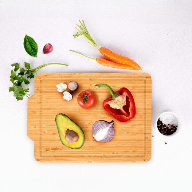 Alpina - bambuko medienos pjaustymo lentelė 36x26 cm 4