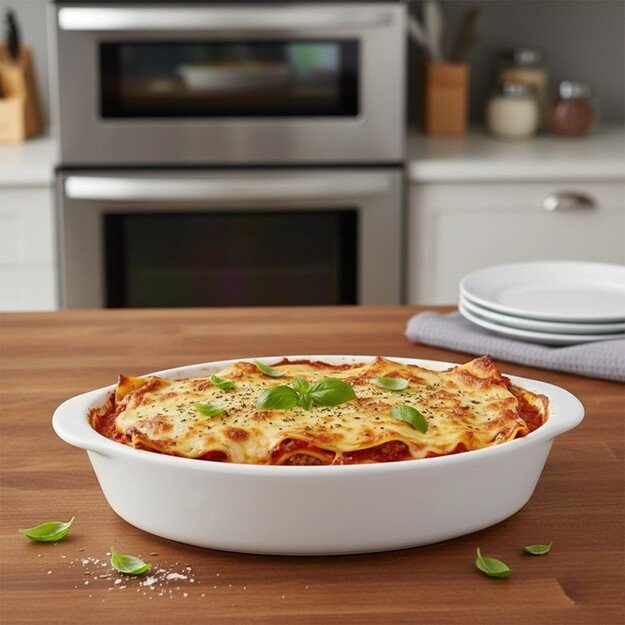 Alpina - keraminė orkaitėje kepimo forma, ovali, 20x12x5 cm, 470 ml (balta) 3