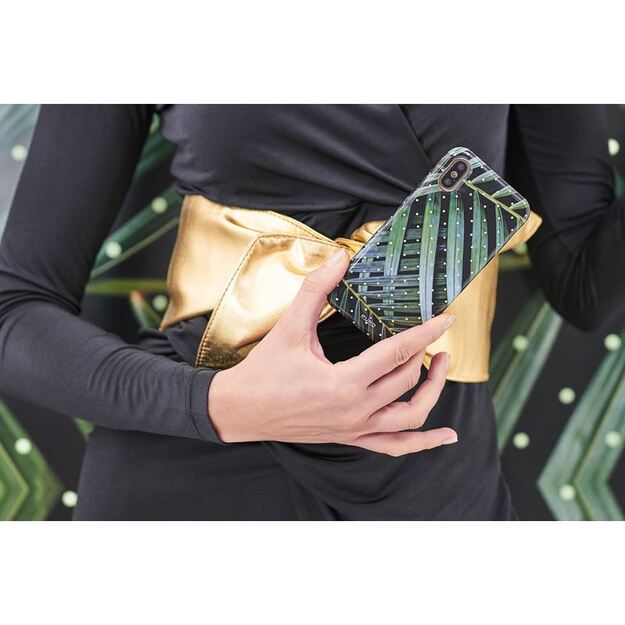 PURO Glam Tropical Leaves – dėklas, skirtas iPhone Xs Max (Brilliant Leaves) 3