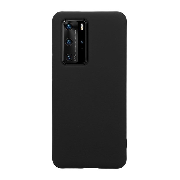 Crong Color Cover – lankstus dėklas, skirtas Huawei P40 Pro (juodas) 2