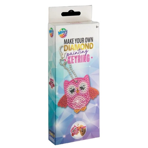 Kūrybinis deimantinių pelėdos pakabukų rinkinys 1