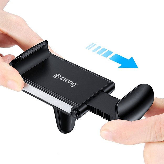 Crong Universal Smart Car Holder - Universalus automobilinis telefono laikiklis 4-6.7 (juodas) 28