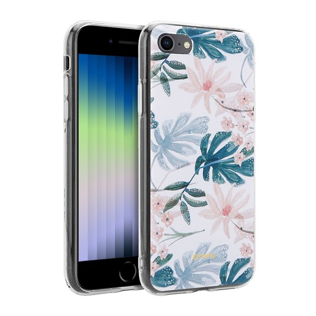 Crong Flower Case – dėklas, skirtas iPhone SE 2020 / 8 / 7 (šablonas 01) 1
