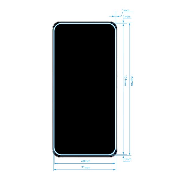 Crong 7D nano lankstus stiklas – pilnai dengianti hibridinė ekrano apsauga 9H Samsung Galaxy S22+