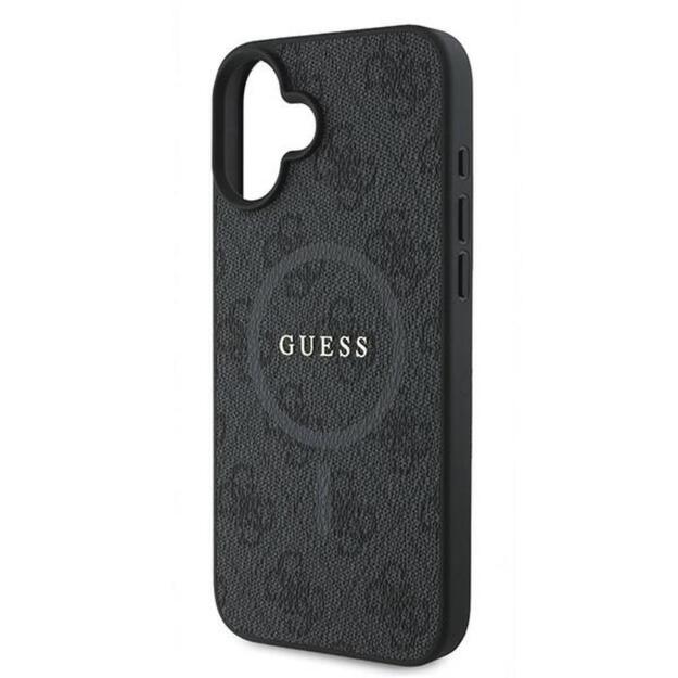 „Guess 4G Ring Classic Logo MagSafe“ dėklas iPhone 16 Plus (juodas) 6